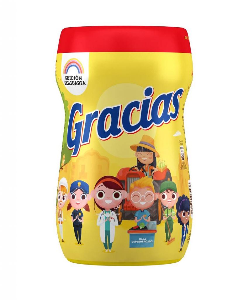5 packagings que agradecen a los profesionales en primera fila contra el COVID-19 2 colacao heroes crisis sanitaria coronavirus
