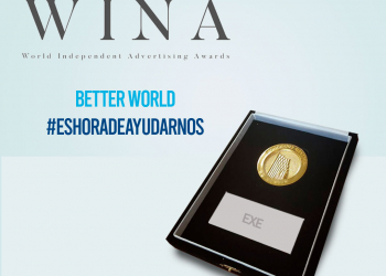 Campaña #EsHoraDeAyudarnos de EXE es premiada en los WINA 2020