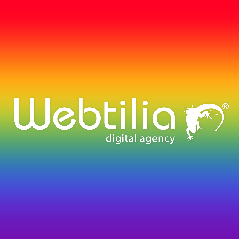 Día del orgullo: Marcas y agencias intervienen su logo como respaldo a comunidad LGTBQ+ 4 webtilia bandera gay