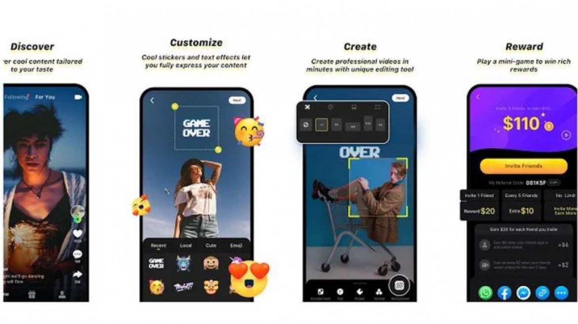 Zynn, la competencia de Tik Tok que paga a usuarios por ver videos 1 zynn tik tok