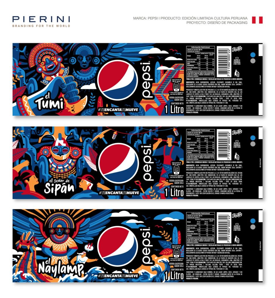 Pepsi estrena nuevo packaging que rinde homenaje a la cultura peruana