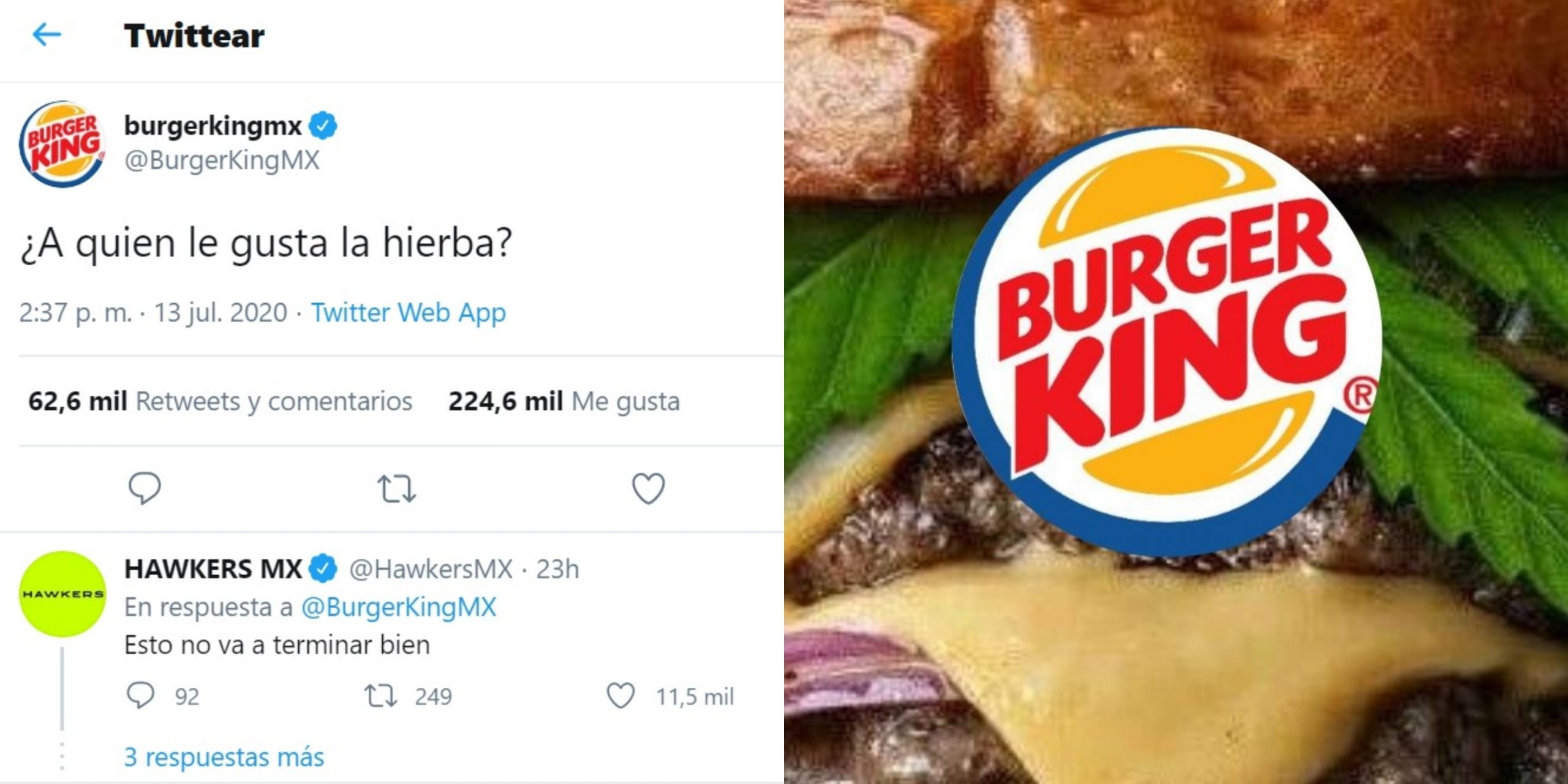 ¿A quien le gusta la hierba? el polémico tweet de Burger King 1 BeFunky collage 19 scaled