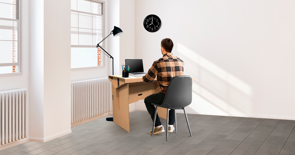 SISSA se reinventa y presenta línea de productos de prevención del COVID-19 8 Escritorio portátail desarmable nota mercadonegro