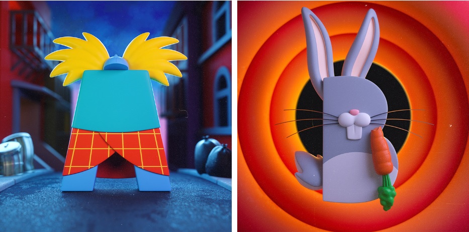 Peruano diseña abecedario inspirado en clásicos dibujos animados 1 Peruano diseña abecedario inspirado en clásicos dibujos animados