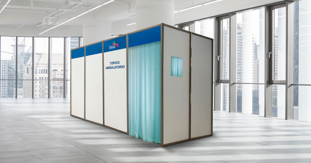 SISSA se reinventa y presenta línea de productos de prevención del COVID-19 6 Tópico ambulatorio exterior desarmable nota mercadonegro