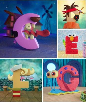 Peruano diseña abecedario inspirado en clásicos dibujos animados 2 asfasf