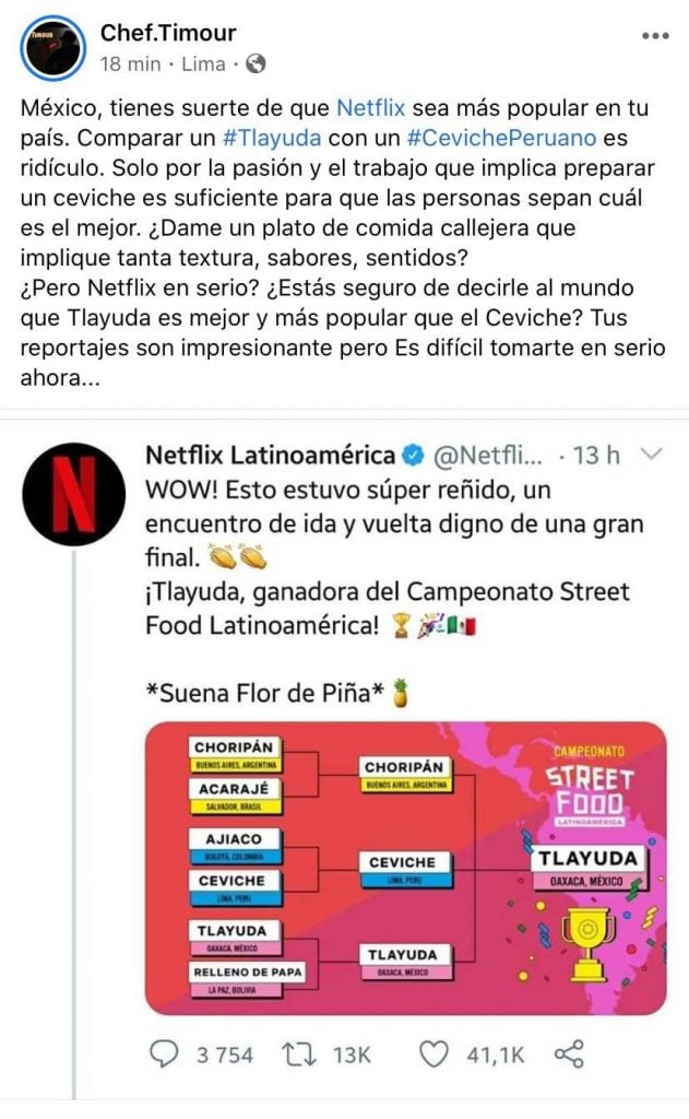 Ceviche vs Tlayuda, la competencia de Netflix que causó revuelo en Twitter 3 netflix