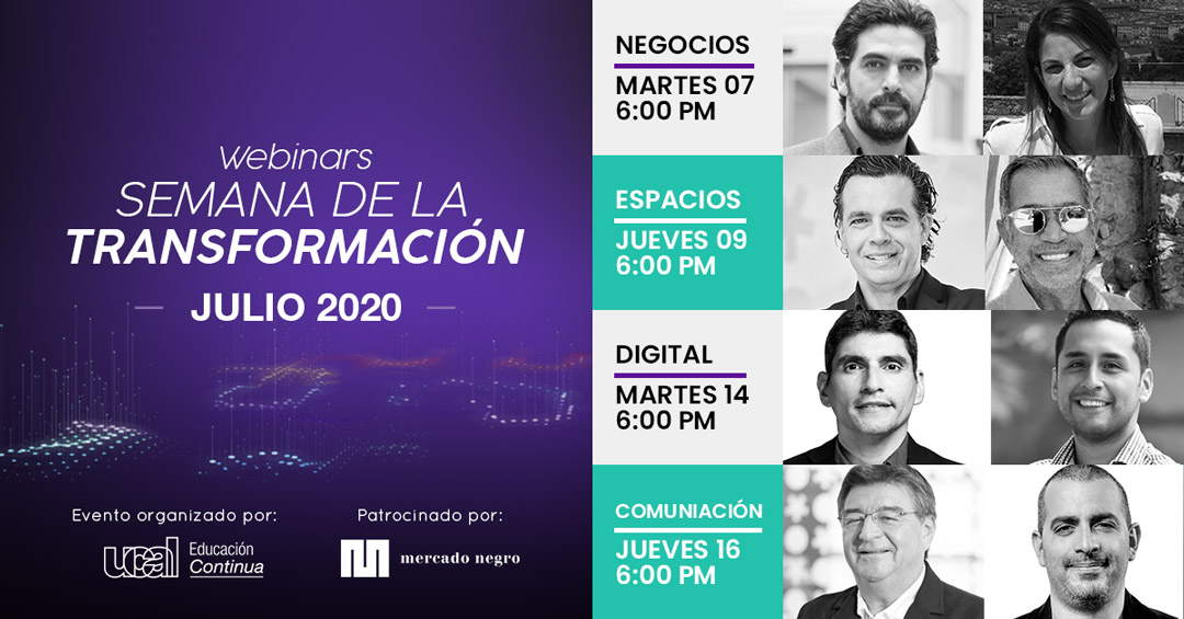 ¿Qué es la transformación? Aprende con los mejores 1 webinars UCAL semana de transformacion 2