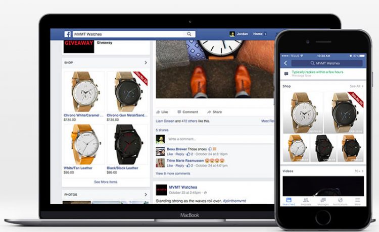 Guía para armar tu tienda de Facebook y vender tus productos 1 Ecommerce Web Design Hamilton Shopify Facebook