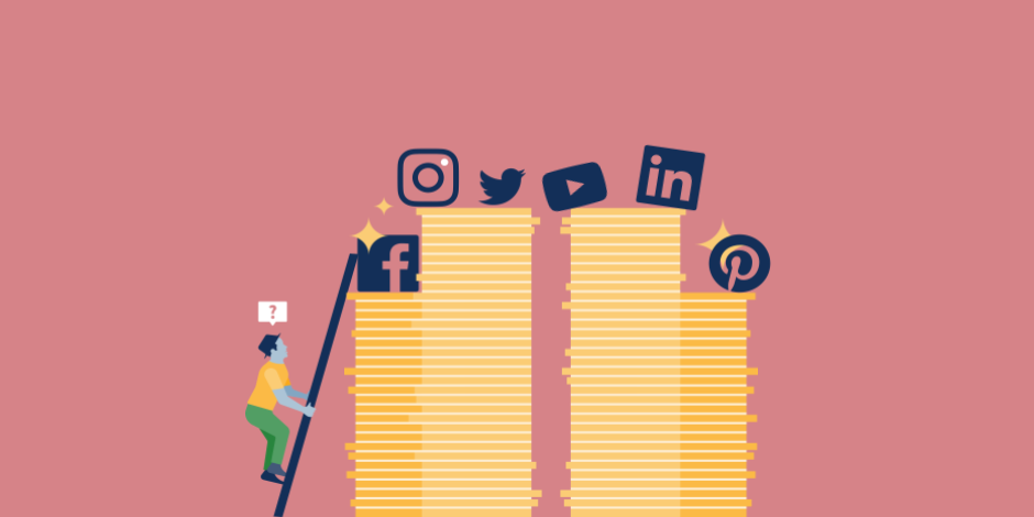 ilustración sobre redes sociales 