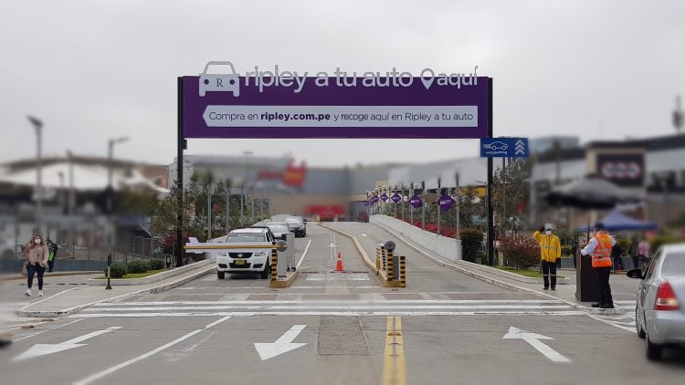 Ripley es la primera tienda por departamento en llevar tus compras a tu auto 1 Ripley al auto Jockey Plaza 1