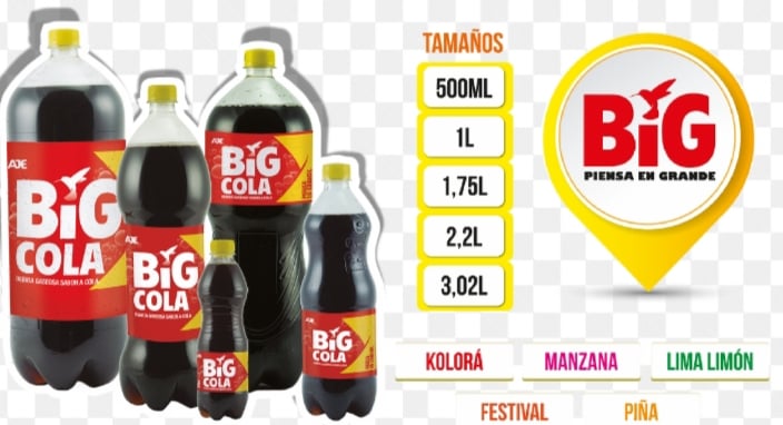 Big Cola, la exitosa gaseosa que una familia creó en tiempo de terrorismo 3 Imagen Publicitaria de Productos