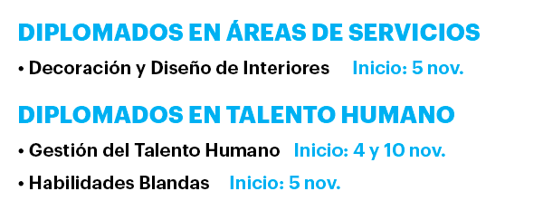 Diplomados en areas de servicios diplomados en talento humano