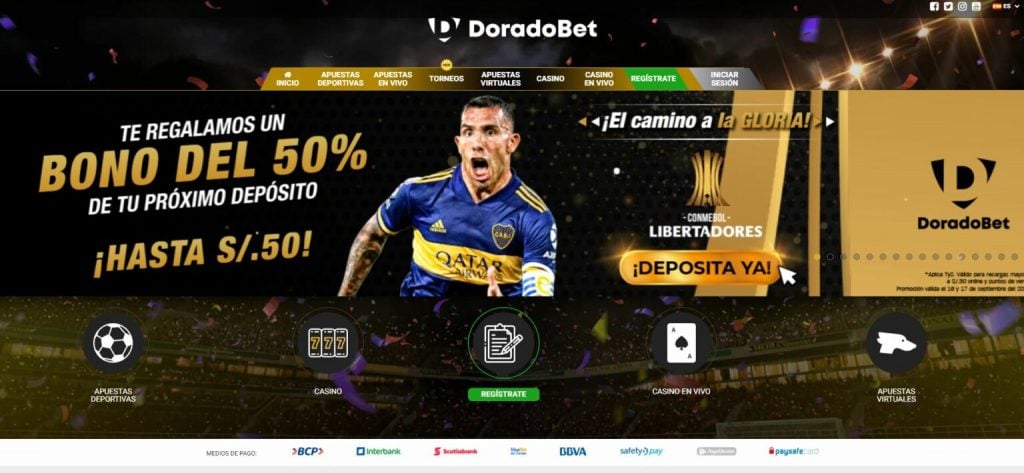 Pagina de apuestas DoradoBet 