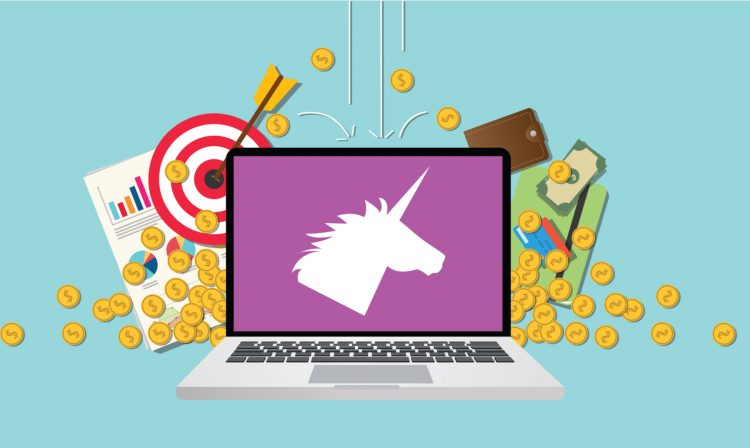 Gráfica sobre empresas unicornio