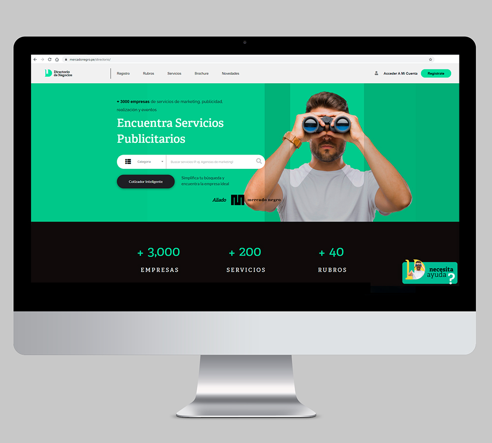 landing web cuadrado