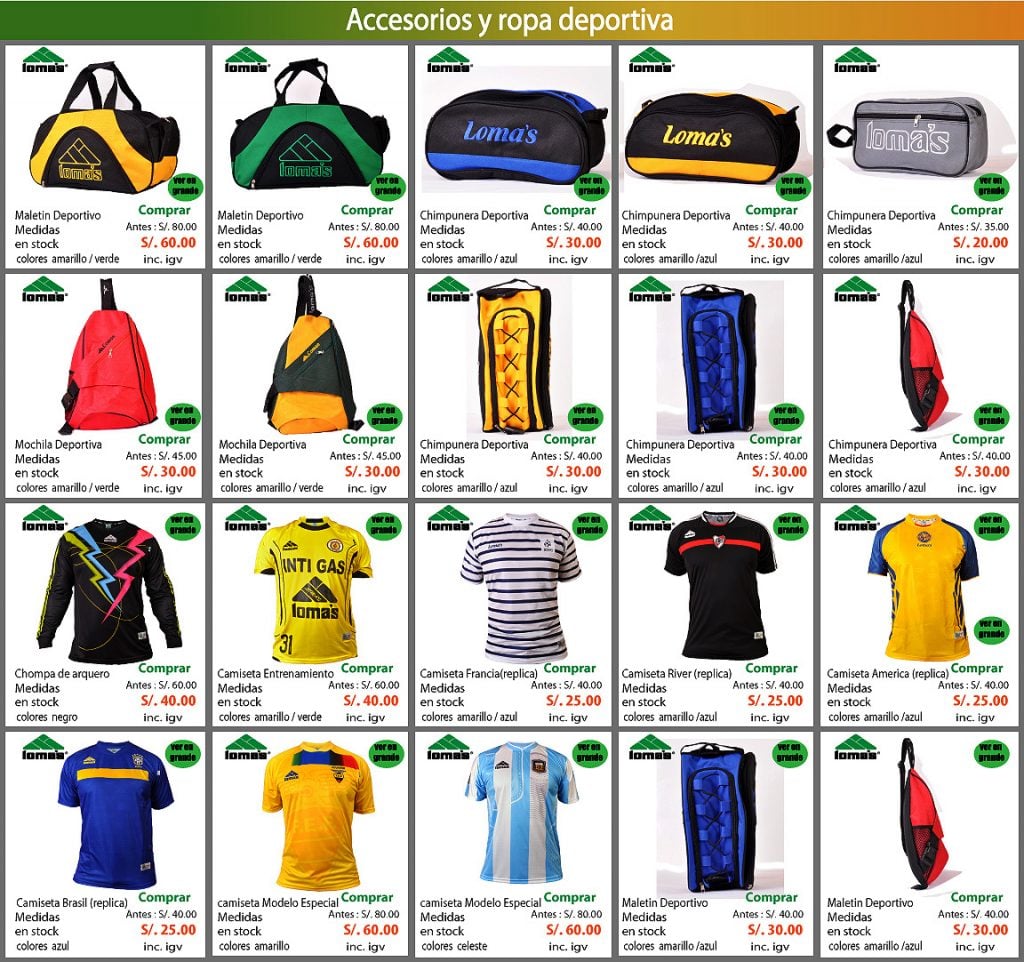 Lomas accesorios 