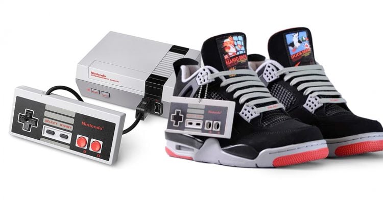 nintendo y nike crean air jordan nes retro