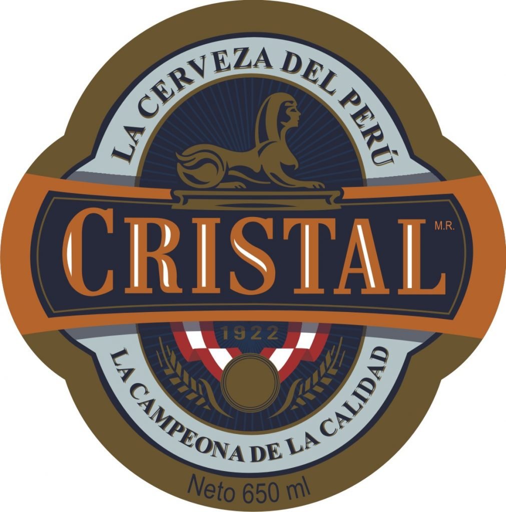 Logo de Cristal, marca de cerveza peruana 