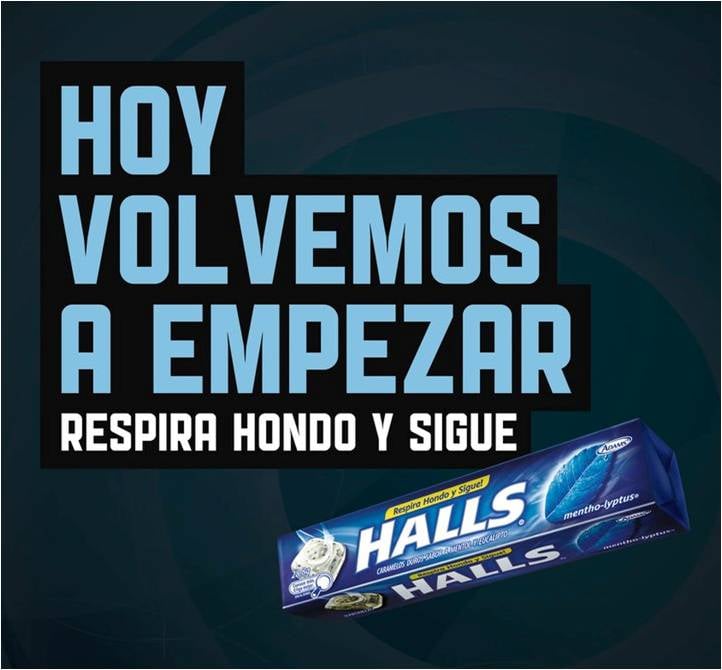 Slogans creativos Halls 