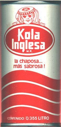 Slogan publicitarios de Kola Inglesa 