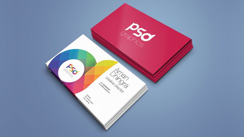 Diseño gráfico de tarjetas personales