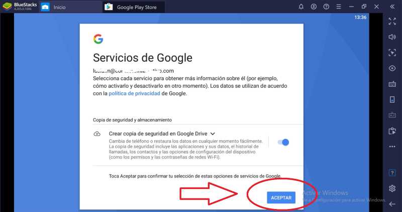 ¿Cómo descargar e instalar Tik Tok en mi PC? 6 Ingresar con tu cuenta de Google al BlueStacks