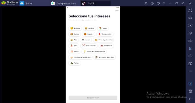 ¿Cómo descargar e instalar Tik Tok en mi PC? 11 Abre tik tok y elige el contenido