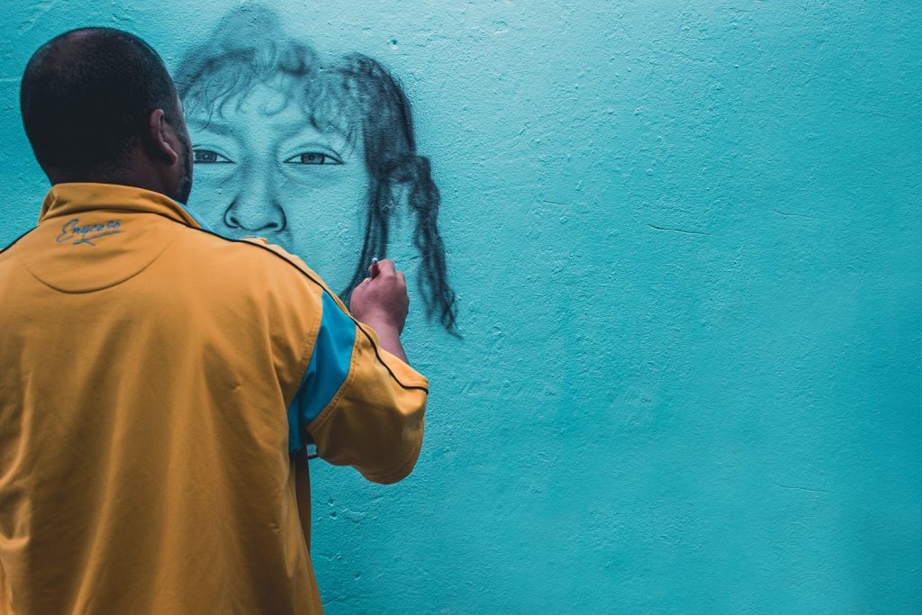 “Murales de la Prevención” una campaña con tradición chalaca 3 "El Salsa" pintando en las paredes del Callao