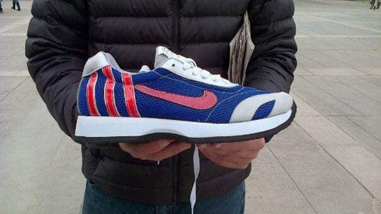 Peruano confecciona zapatillas y une los logos de Nike y Adidas 1 adidas nike