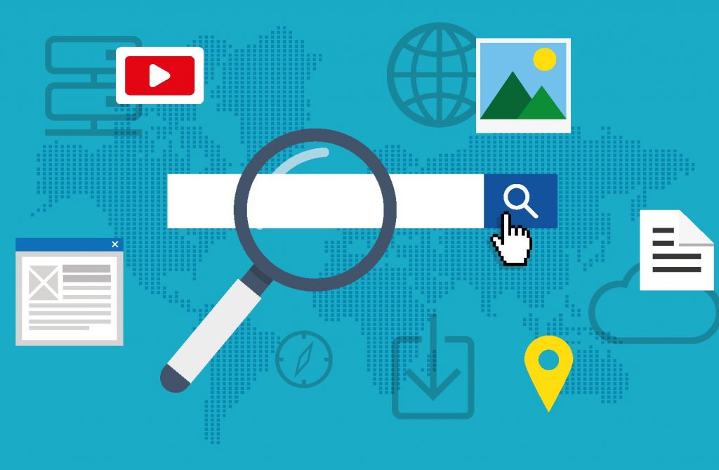 Los 5 buscadores de Internet más utilizados 2 Ilustración sobre buscadores de Internet