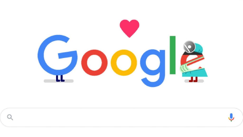 Los 5 buscadores de Internet más utilizados 4 Página de inico de Google con doodle.
