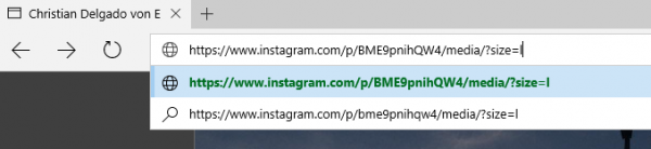 media size descargar fotos de instagram
