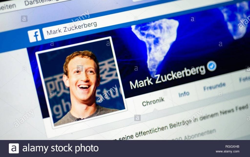 foto del creador de la historia de facebook