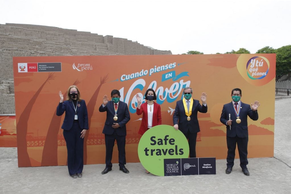 Miraflores es el primer destino de Lima en obtener el Sello Safe Travels 2 Entregan Sello al distrito de Miraflores