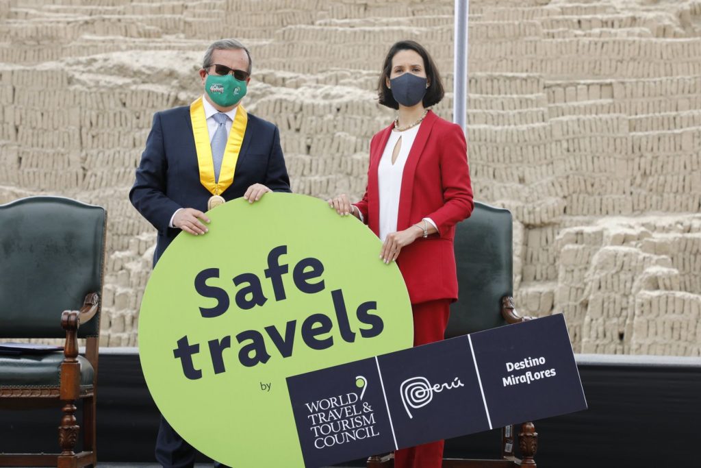 Miraflores es el primer destino de Lima en obtener el Sello Safe Travels 4 Sello Safe Travels