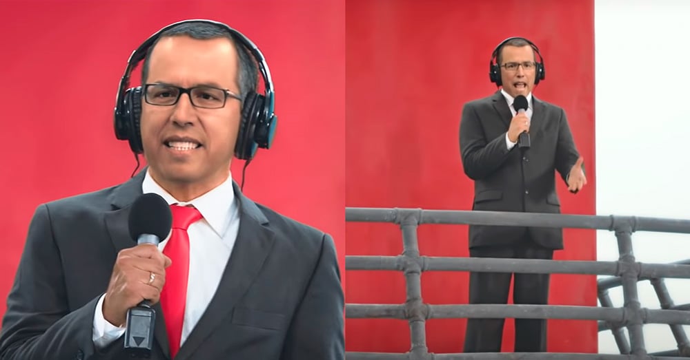 Daniel Peredo en campaña Perú Te Quiero 