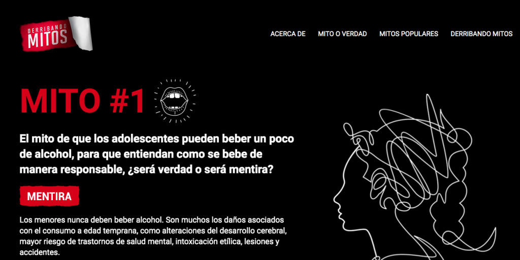 Campaña "Derribando mitos" busca erradicar consumo de alcohol en menores en Perú 2 Mito 1