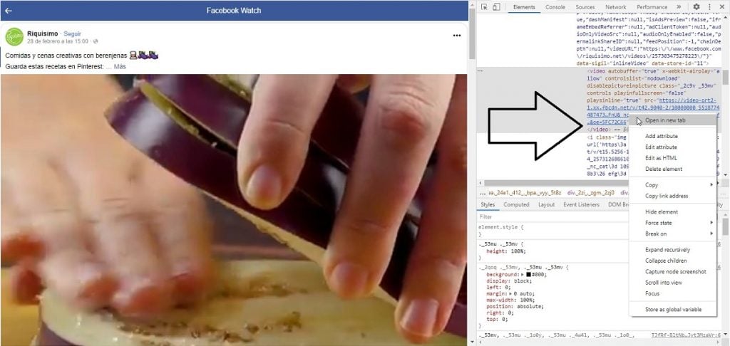 ¿Cómo descargar videos de Facebook? 7 Pantalla número 5 de tutorial para descargar videos de Facebook.