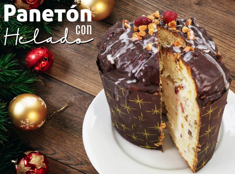 Emprendimiento peruano lanza el primer "Panetón relleno de helado" 1 paneton con helado
