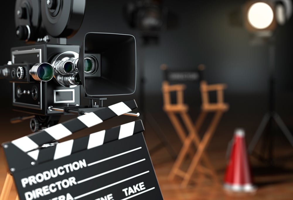 ¿Qué es un spot publicitario? 2 Set de rodaje de un spot publicitario.