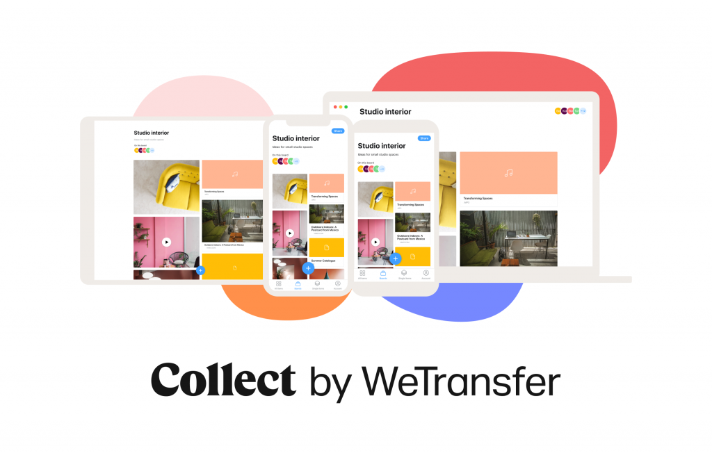 WeTransfer: ¿Cómo enviar archivos pesados gratis? 3 Pantalla con la aplicación Collect by WeTransfer.