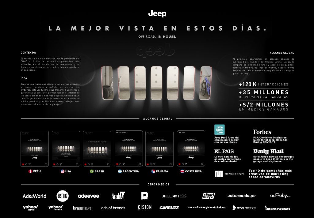 Mood cerró el 2020 como mejor agencia creativa independiente del Perú, por sus múltiples logros en campañas 4 Board