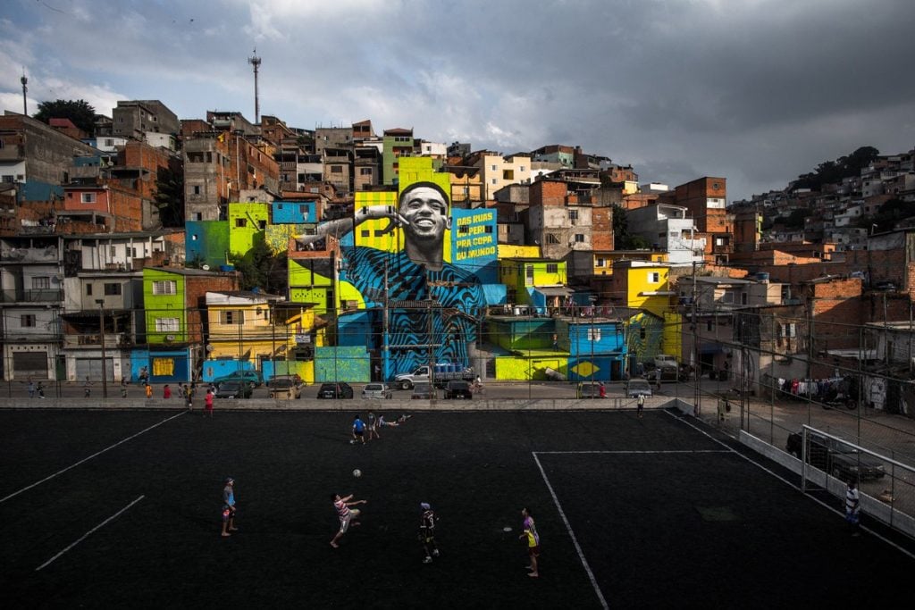 Mural de Gabriel Jesus 