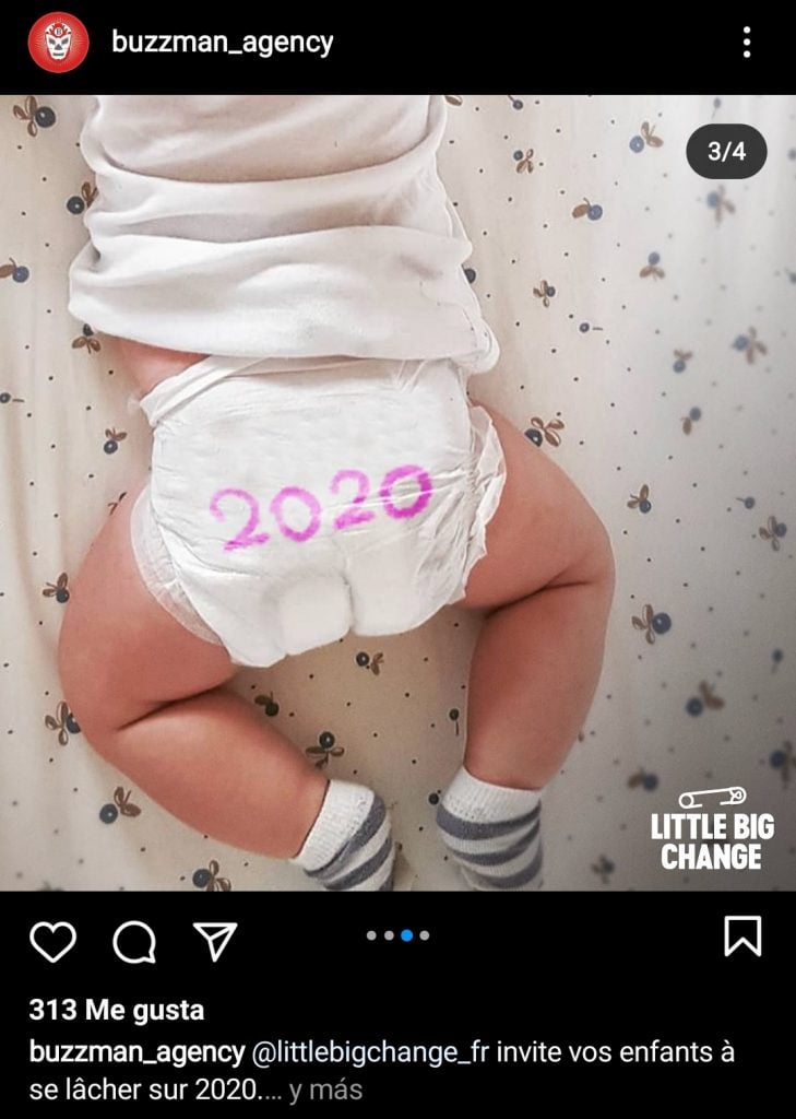 Esta campaña te propone escribir "2020" en el pañal sucio de tu bebé 2 IMG 20210107 203229