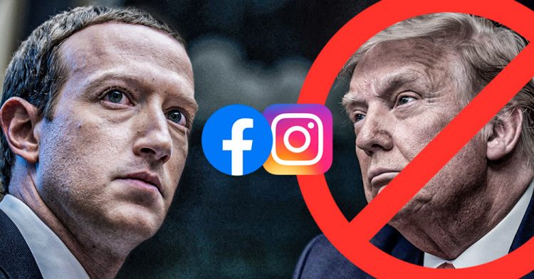 facebook e instagram bloquean a trump indefinidamente