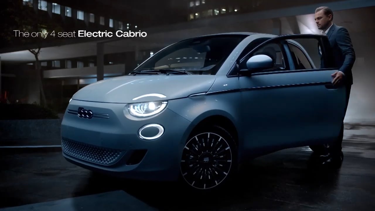 Leonardo DiCaprio es imagen del nuevo Fiat 500 en campaña de estilo futurista 1 leo fiat 500