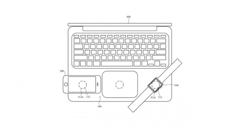 Nuevo MacBook tendría puertos de carga inalámbrica para otros dispositivos de Apple 2 patente mac