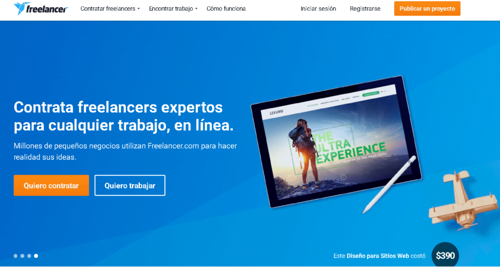 ¿Buscas trabajo en casa? Mira estas 5 plataformas para freelancers en español 4 Freelancer la plataformas para freelancers en español