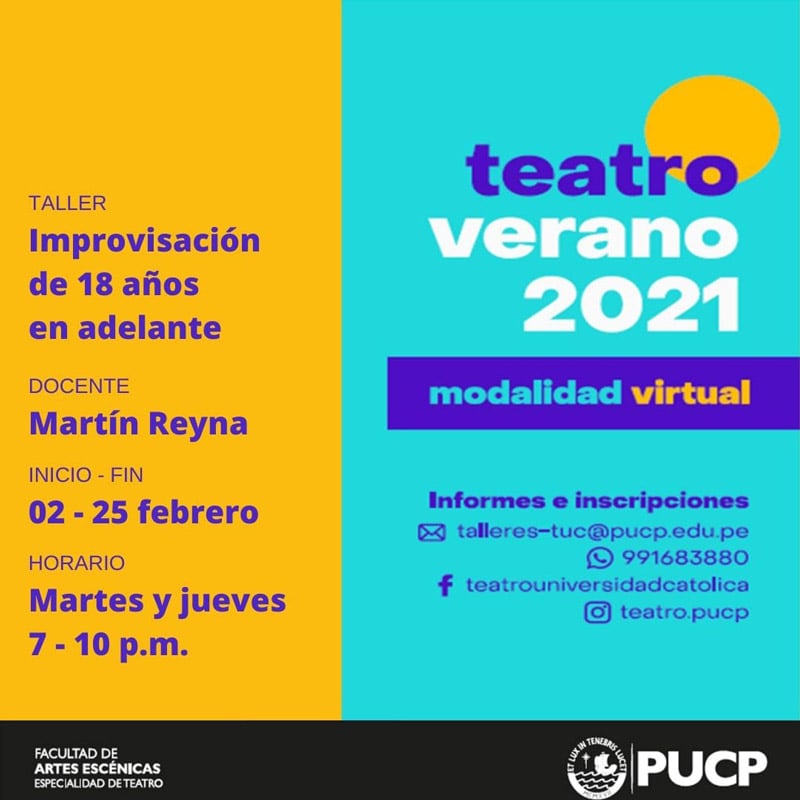 ¿Quieres hacer teatro virtual? 5 razones por las que la improvisación teatral es importante para tu desarrollo en esta área 2 teatro verano